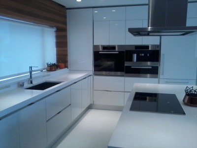 modern kitchen seamless cabinets